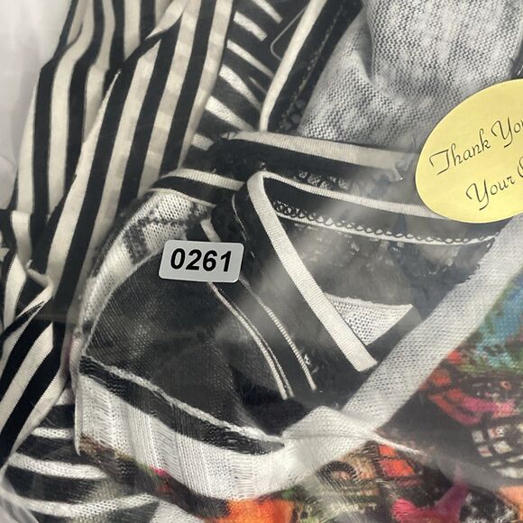 FunSport Women’s S Floral Abstract Tunic Lagenlook Long Sleeve Artsy Boho - Picture 12 of 12